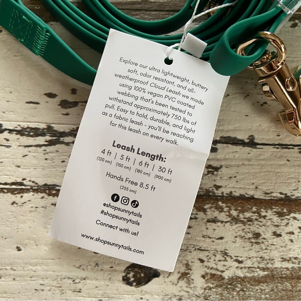 NWT Sunny Tails 4-in-1 Convertible Hands Free Cloud Dog Leash - Picture 4 of 6